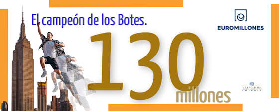 Bote Especial Euromillones 130 millones