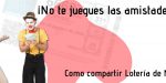 Cómo compartir Lotería de Navidad.