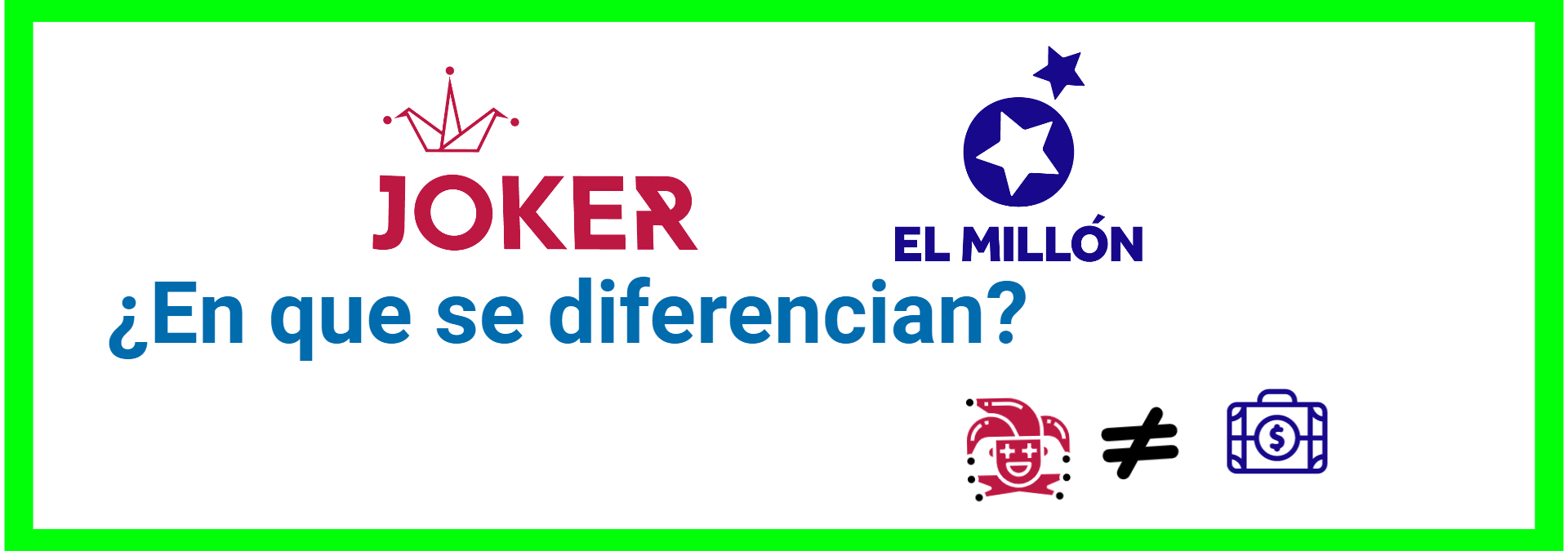 Comparamos el juego de El Joker y El Millón