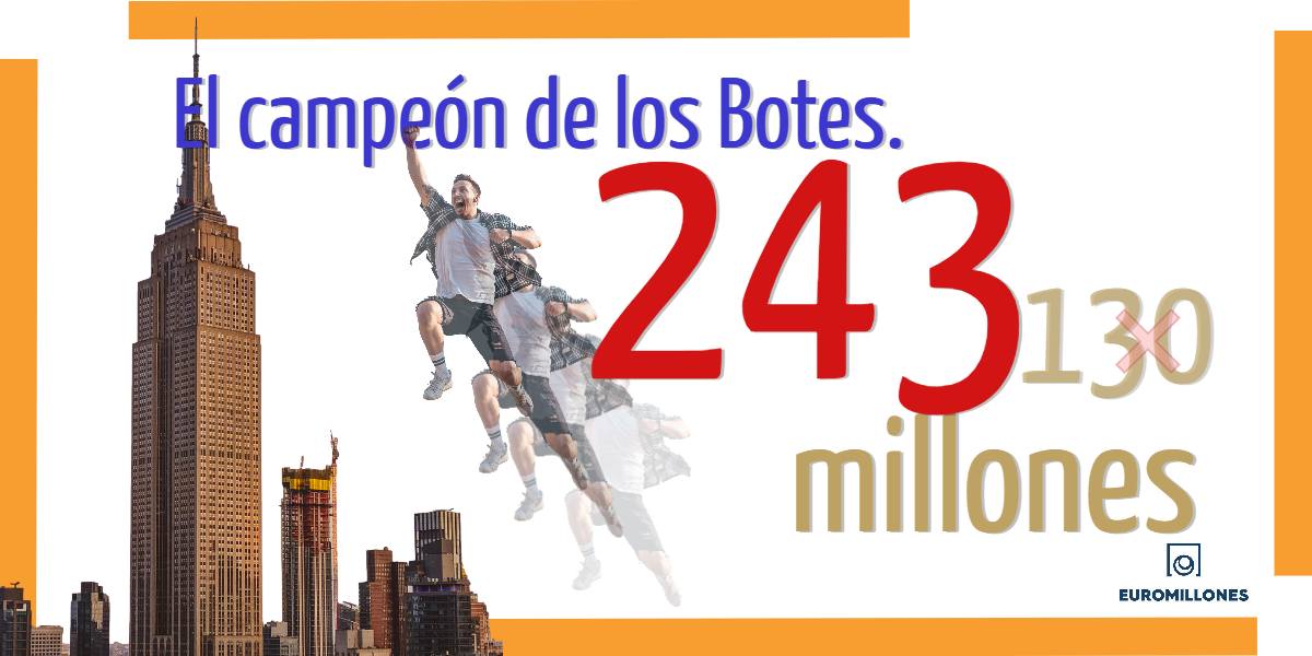 Sorteo Especial Euromillones 243 millones 2025