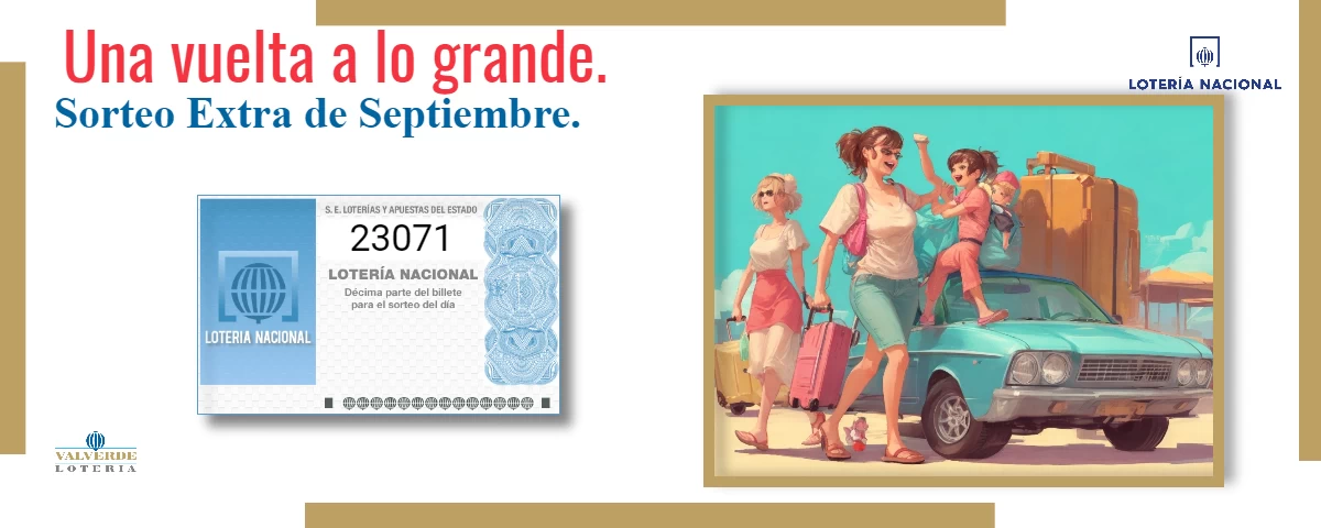 Sorteo Extraordinario de Septiembre 2023