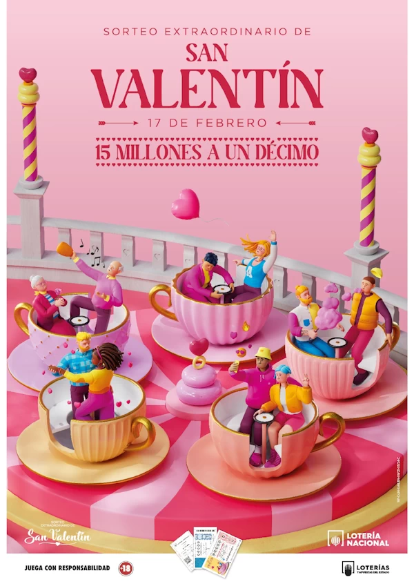 Cartel Oficial Sorteo San Valentin 2024