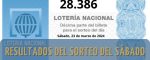 Resultados de la Lotería Nacional del Sábado: Sorteo del Sábado, 23 marzo 2024